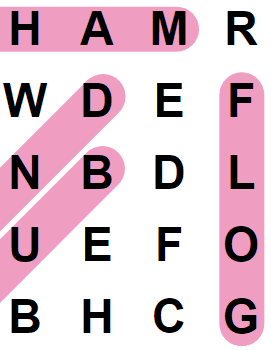 word search anagram